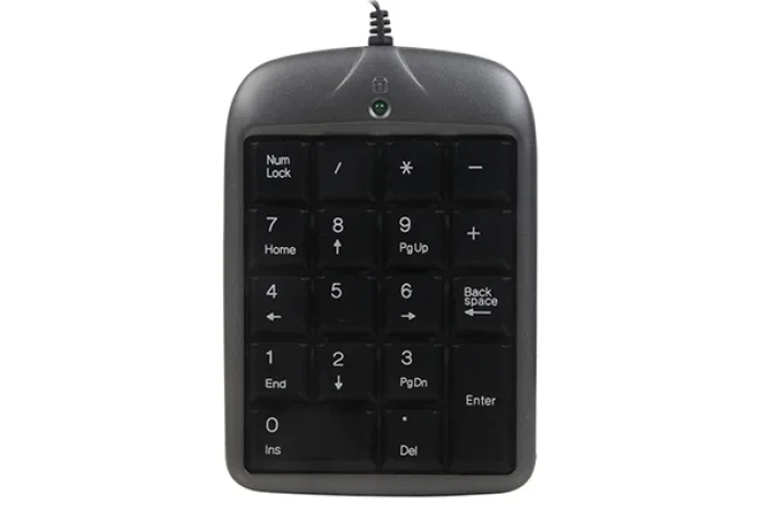 A4Tech TK-5 Mini Numeric Keypad Silver Grey