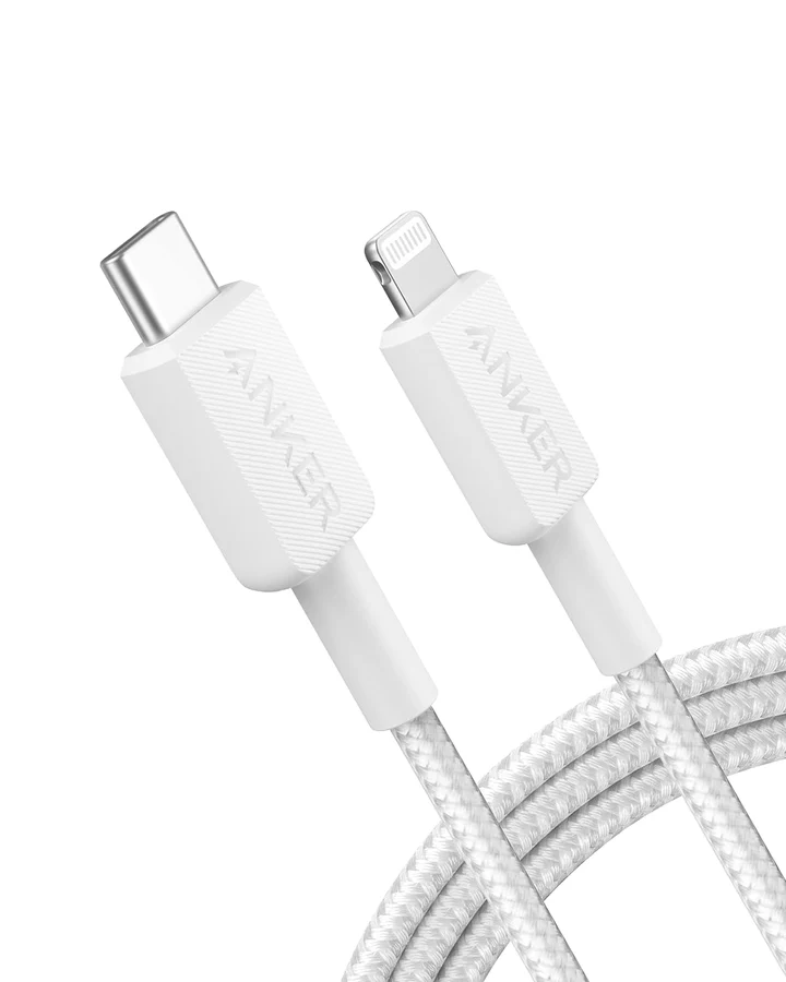 3. 322 USB-C to Lightning Cable (6ft Braided)