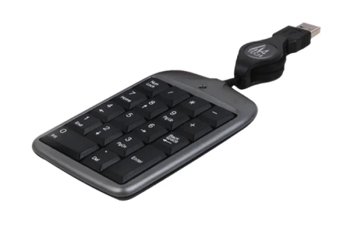 A4Tech TK-5 Mini Numeric Keypad Silver Grey