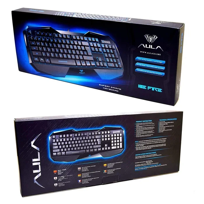 AULA SI-859 Backlit Gaming Keyboard Black