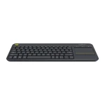 Logitech K400 Plus Wireless Touch Keyboard Black