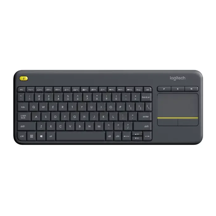 Logitech K400 Plus Wireless Touch Keyboard Black