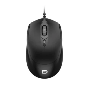 Fashion Wired Mouse FD 3600N DPI Adjustable 800DPI 1200DPI 1600DPI Wired Mouse - Black