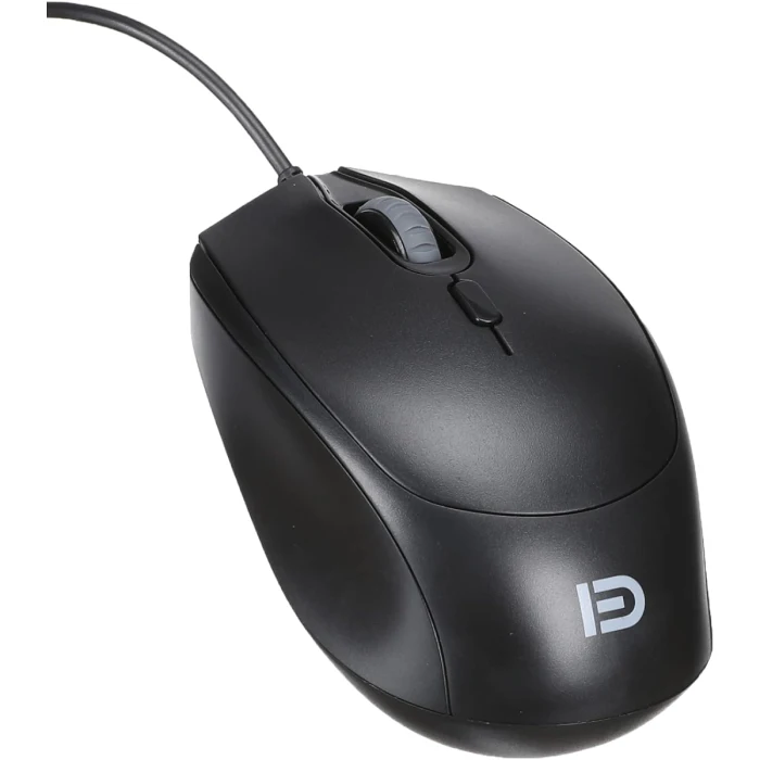 Fashion Wired Mouse FD 3600N DPI Adjustable 800DPI 1200DPI 1600DPI Wired Mouse - Black