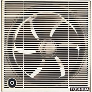 TOSHIBA Bathroom Ventilating Fan 20 cm Privacy Grid Brown VRH20S1N