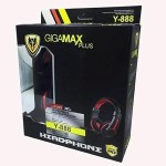 Y-888 Gigamax Gaming Headphone with 2 Socket (3.5MM)