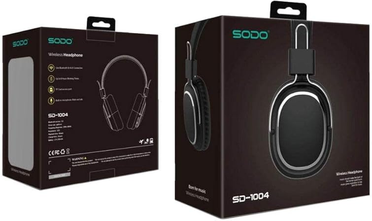 Wireless Headphone Sodo SD-1004 - Black