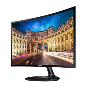 Samsung 24 Inch Curved Monitor FHD (1920 x 1080) 60Hz VA 4MS GTG - LC24F390FHMXZN