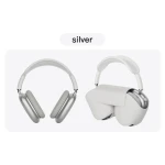 9S Max Headphones Wireless Bluetooth With Mic Headset Headphones Silver