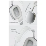 9S Max Headphones Wireless Bluetooth With Mic Headset Headphones Silver