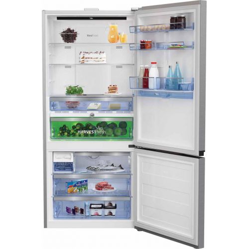 BEKO Refrigerator 316 Liter No Frost Digital Silver RCNE367E30ZXB