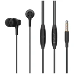 Celebrat G25 Earphone With Microphone Controller 1.2 Meter Length Black