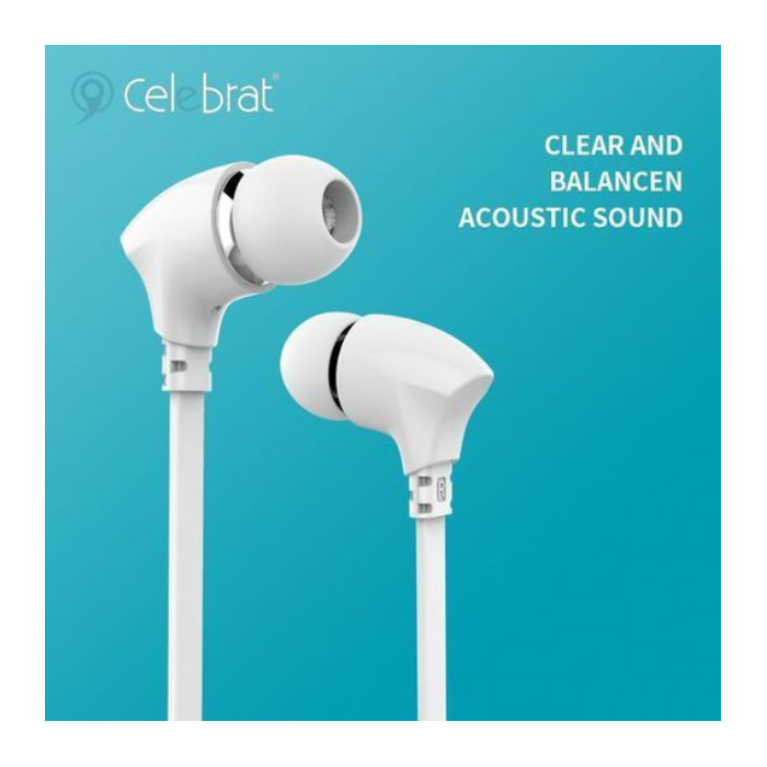 Celebrat G3 Balanced Acoustic Earphones White