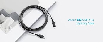 CABLE-ANKER-USB-C To LIGHTNING-1M-BLACK (3FT BRAIDED) / A81B5H11