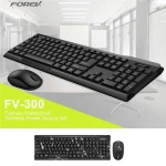 FOREV FV-300 Wireless Waterproof Keyboard and Mouse Set for PC & Laptop