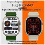 Hk8 Pro Max Ultra Smart Watch Men 49mm AMOLED Screen White