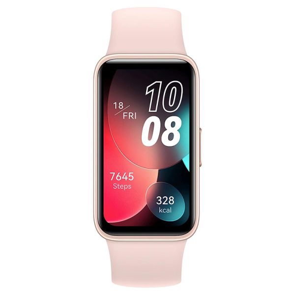 Huawei Smartwatch Band 8 Fitness Tracker Slim Screen Heart Rate Monitor Sakura Pink - بضمان الوكيل