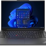 Lenovo ThinkPad E16 Gen 1 Laptop Intel Ci5-1335U, 8GB RAM 512GB SSD NVidia GeForce MX550 2GB, 16” WUXGA IPS, DOS, Black + Bag