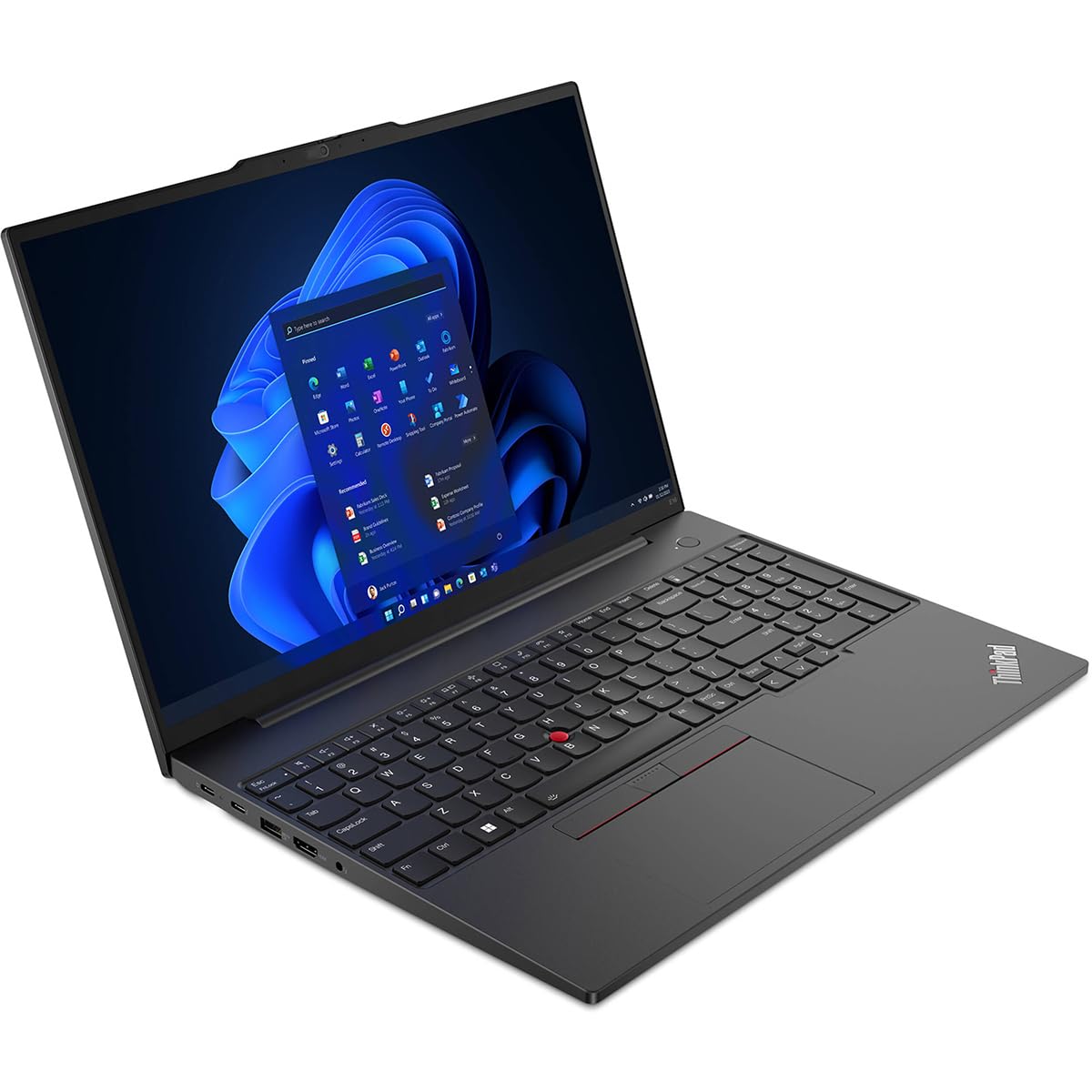 Lenovo ThinkPad E16 Gen 1 Laptop Intel Ci5-1335U, 8GB RAM 512GB SSD NVidia GeForce MX550 2GB, 16” WUXGA IPS, DOS, Black + Bag