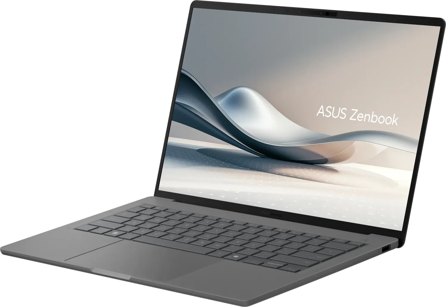 Asus Zenbook A14 UX3407RA-QD010W Laptop, Snapdragon X Elite X1E 78 100, 32GB RAM, 1TB SSD, 14" WUXGA OLED, Adreno GPU, Win11- Gray