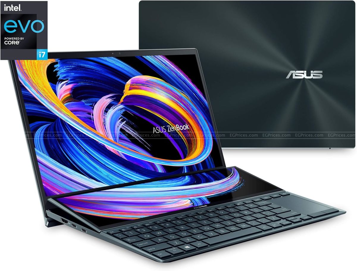 Asus Zenbook DUO UX8406CA-OLED009WS Laptop, Intel Core Ultra 9 285H, 32GB RAM, 2TB SSD, 14 Inch, 3K 120Hz, Intel Arc Graphics, Win11