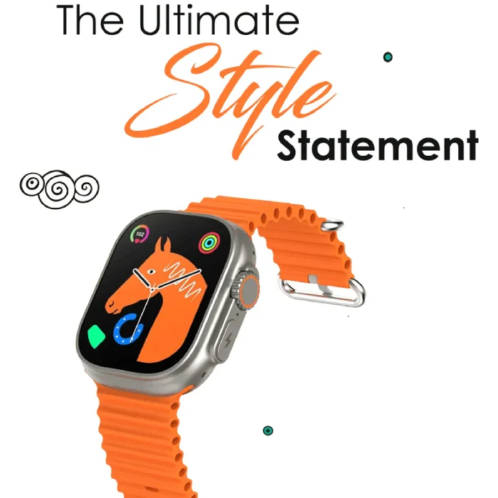 itel ISW-32U 2 Ultra Smart Watch 2 Inch Orange ضمان راية