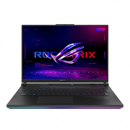 LAPTOP-ASUS-ROG Strix SCAR 18-G834JZR-N6027W-CI9-14900HX-32G-1T.SSD-NVIDIA GeForce RTX 4080 12G DDR6-18 Inch 2.5K (2560 x 1600) WQXGA 240Hz-WIN11-ROG BackPack/ROG Gladius Mouse