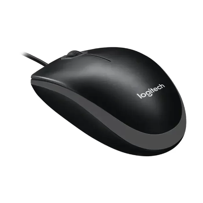 Logitech B100 Optical USB Durable Mouse Black