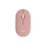 Logitech M350S Pebble 2 Tonal Wireless Mouse Tonal Rose