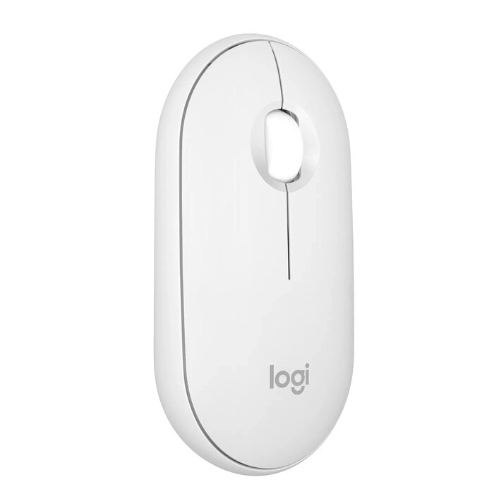 Logitech M350S Pebble 2 Tonal Wireless Mouse Tonal White