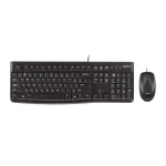 Logitech MK120 Wired Keyboard and Mouse Combo Black