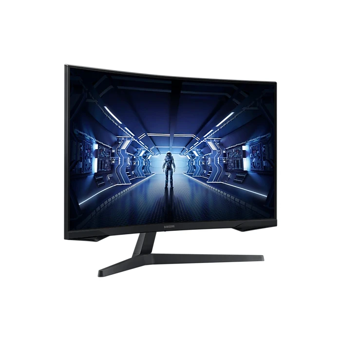 Monitor SAMSUNG Odyssey G5 LC32G55TQBMXEG 32-Inch 144HZ WQHD 1MS 2K VA 1000R Curved Gaming Monitor - Black