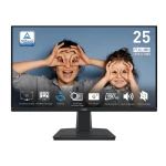 MSI PRO MP251 24.5-inch PC Monitor IPS 1920 x 1080 FHD, 100Hz, Adaptive-Sync, HDMI, VGA Port, VESA Mountable, Tilt, Speaker, 1ms, EyesErgo - Black