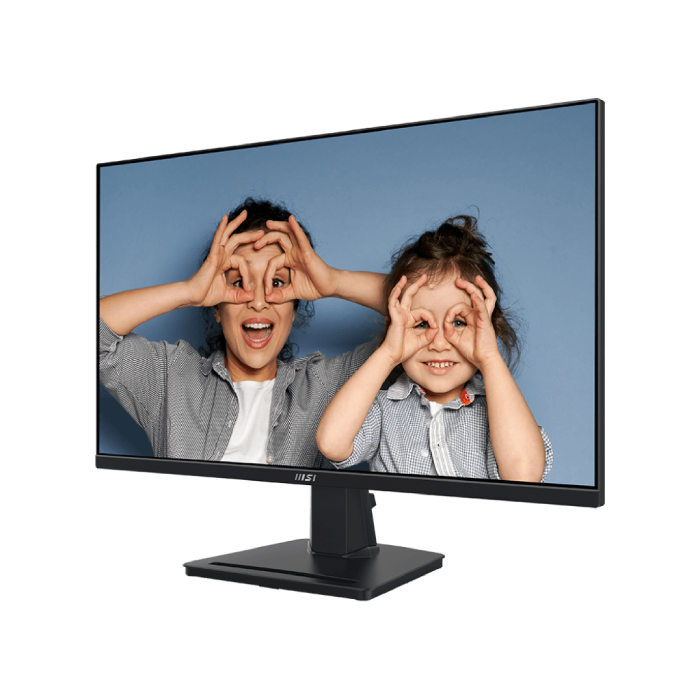 MSI PRO MP251 24.5-inch PC Monitor IPS 1920 x 1080 FHD, 100Hz, Adaptive-Sync, HDMI, VGA Port, VESA Mountable, Tilt, Speaker, 1ms, EyesErgo - Black