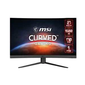 MSI G27CQ4 E2 27inch 1500R Curved Gaming Monitor 2K 2560 × 1440 WQHD, VA, 170Hz, 1ms, FreeSync Premium, HDMI, DisplayPort, Height Adjustable