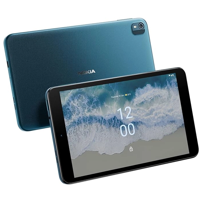 Nokia T10, 4GB RAM, 64GB, Wi-Fi, 4G LTE, 8-inch HD, Stereo Speakers, OZO playback - Ocean Blue Tablet