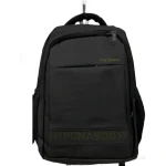 PONASOO 7162 Backpack 15.6 Inches Laptop Bag - Black