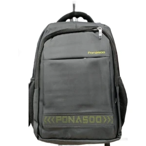 PONASOO 7162 Backpack 15.6 Inches Laptop Bag - Grey