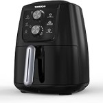 TORNADO Air Fryer 1550 Watt 4 Liter Manual Control Black x Silver THF-1554M-XL-BS