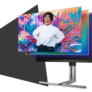 AOC Graphic Pro U27U3CV 27 Inch Nano IPS Gaming Monitor 4K 3840x2160 (UHD) 60Hz, 4ms, Adaptive Sync, DisplayHDR 400, Speakers