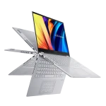 LAPTOP-ASUS-VivoBook S14 Flip-TN3402YA-LZ555W-AMD-R5-7430U-8G-512G.SSD-AMD Radeon Graphics-14 Inch WUXGA (1920 x 1200) 60Hz-WIN11-TRANSPARENT SILVER-PEN