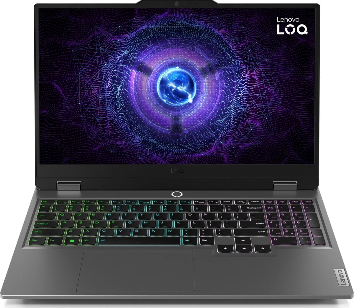 LAPTOP-LENOVO-LOQ-15IRH8-CI5-12450H-8G-512G.SSD-NVIDIA GeForce RTX 2050 4G DDR6-15.6 Inch FHD 144Hz-DOS-STORM GREY-2Yrs-With Mouse M100 / 82XV00SNED