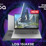 Lenovo LOQ 15IAX9E Gaming Laptop, Intel Ci5 12450HX, 16GB RAM 512GB SSD, RTX 4050 6GB, 15.6” 144Hz Luna Grey, 2 Years Warranty + RGB Mouse 83LK0071ED