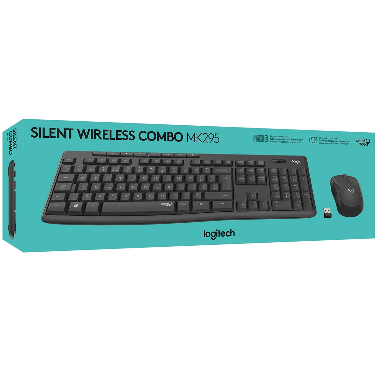 Logitech MK295 Silent Wireless Keyboard and mouse Combo Graphite