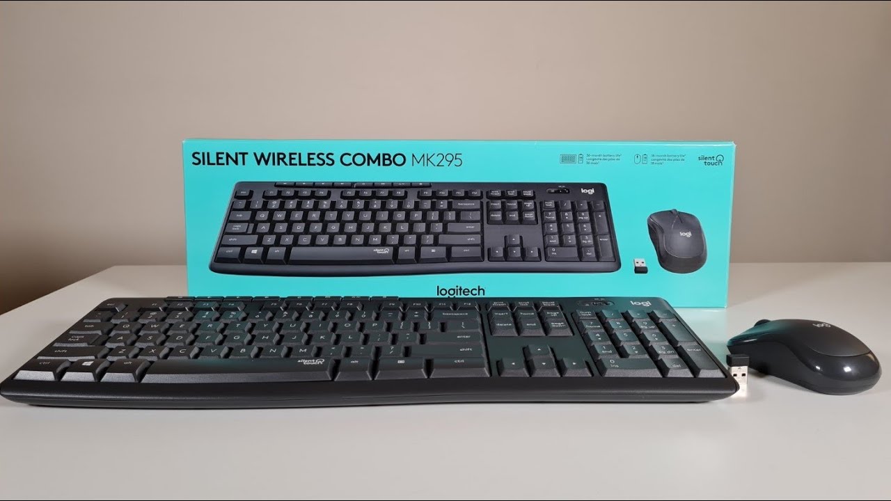 Logitech MK295 Silent Wireless Keyboard and mouse Combo Graphite