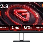 Xiaomi G24i EU Gaming Monitor Fast 23.8-inch IPS FHD 1920 x 1080, 180Hz, 1ms GTG