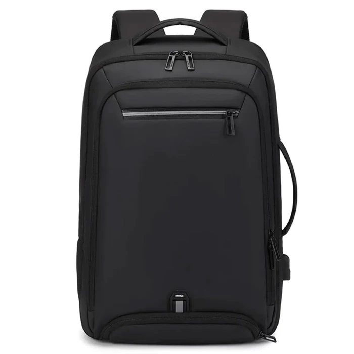 Rahala Rl-5306 Expandable 15.6 Inch Laptop Travel Backpack Waterproof Business USB Black